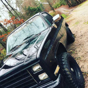 1986 Chevrolet K10 Pickup - 15x10 -38mm - Bart Wheels Super Trucker - Suspension Lift 4" - 33" x 12.5"