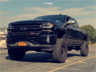 2017 Chevrolet Silverado 1500 - 17x8.5 0mm - Method Mr305 - Suspension Lift 6" - 35" x 12.5"