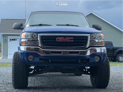 2004 GMC Sierra 1500 - 16x10 -38mm - Alloy Ion Style 171 - Suspension Lift 6" - 315/75R16