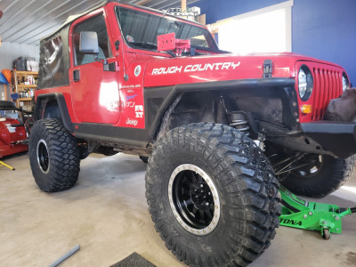 1997 Jeep TJ - 15x8 -24mm - Method Double Standard - Suspension Lift 4.5" - 35" x 12.5"