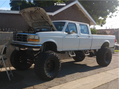 1994 Ford F-350 - 20x12 -44mm - RBP Assassin - Lifted >12" - 44" x 19.5"