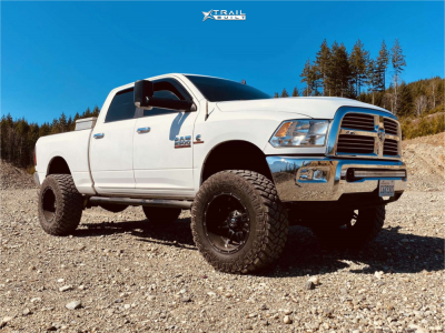 2014 Ram 2500 - 20x12 -44mm - Fuel Hostage - Suspension Lift 5" - 37" x 13.5"