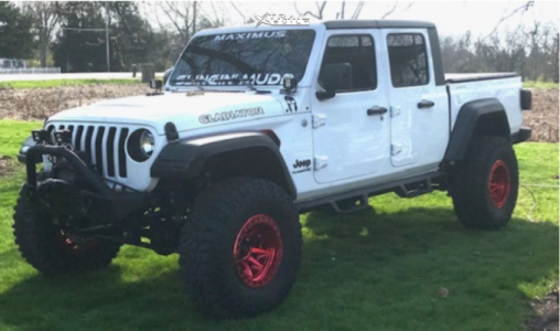 2020 Jeep Gladiator - 17x9 -38mm - Fuel Covert - Suspension Lift 3.5" - 37" x 12.5"