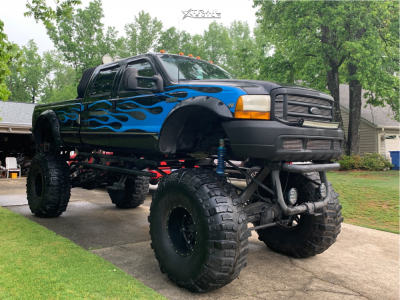 1999 Ford F-350 Super Duty - 20x14 -76mm - Fuel Octane - Lifted >12" - 54" x 19.5"