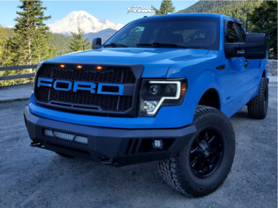 2012 Ford F-150 - 18x9 0mm - Fuel Hydro - Leveling Kit - 35" x 12.5"