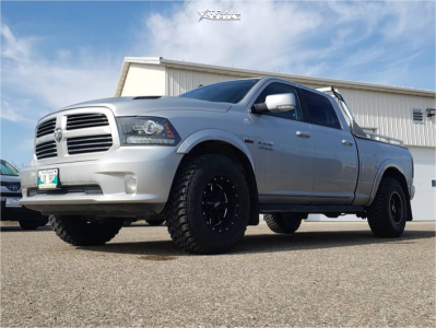 2014 Ram 1500 - 17x10 -24mm - Moto Metal Mo962 - Leveling Kit - 315/70R17
