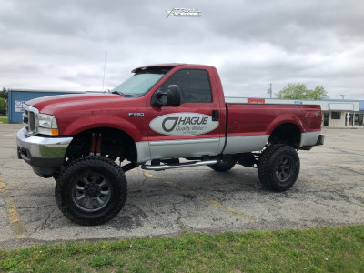 2003 Ford F-350 Super Duty - 20x10 -19mm - Dirty Life Ironman - Suspension Lift 6" & Body 3" - 37" x 12.5"