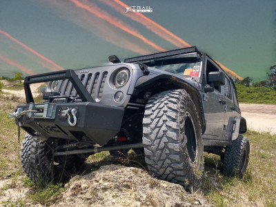 2015 Jeep Wrangler - 17x9 -12mm - Incubus 511 - Suspension Lift 2.5" - 35" x 12.5"