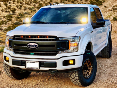 2019 Ford F-150 - 17x8.5 0mm - Method Mr305 - Leveling Kit - 35" x 12.5"