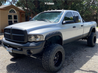 2004 Dodge Ram 2500 - 20x12 -44mm - Monster Offroad M12 - Suspension Lift 6" - 37" x 13.5"