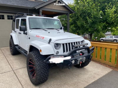 2018 Jeep Wrangler JK - 20x10 -19mm - Fuel Contra - Suspension Lift 3.5" - 35" x 12.5"