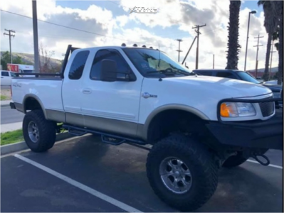 2002 Ford F-150 - 17x9 -12mm - Helo He791 - Suspension Lift 6" & Body 3" - 37" x 13.5"