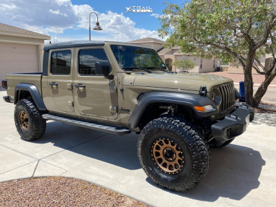 2020 Jeep Gladiator - 17x8.5 0mm - Method Nv - Suspension Lift 3" - 37" x 12.5"