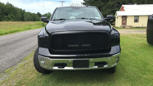 2016 Ram 1500 - 17x10 -24mm - Moto Metal Mo962 - Suspension Lift 3" - 35" x 12.5"