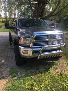 2014 Ram 2500 - 18x10 -24mm - 4Play 4P80 - Air Suspension - 35" x 12.5"