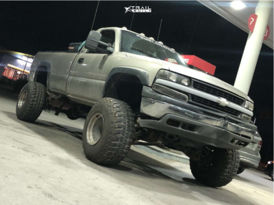 2000 Chevrolet Silverado 1500 - 15x14 0mm - Bart Wheels Super Trucker - Suspension Lift 6" & Body 3" - 35" x 12.5"