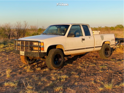 1997 Chevrolet K1500 - 16x10 -25mm - American Racing Ar172 - Suspension Lift 3" - 33" x 9.5"