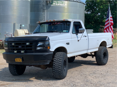 1995 Ford F-150 - 16x9 5mm - Steel Off-Road Sd110 - Suspension Lift 4" - 35" x 12.5"