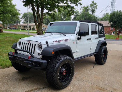 2014 Jeep Wrangler JK - 20x10 -18mm - XD Xd842 - Suspension Lift 2.5" - 35" x 12.5"