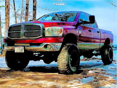 2009 Dodge Ram 2500 - 20x12 -44mm - Centerline Zodiac - Suspension Lift 5" - 37" x 12.5"