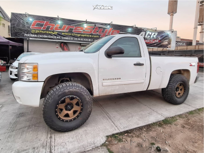 2011 Chevrolet Silverado 1500 - 17x9 -12mm - Raceline Boost - Suspension Lift 3" - 315/70R17