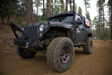 1 2015 Wrangler Jeep Sport Rough Country Suspension Lift 25in Icon Rebound Bronze