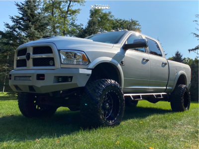 2014 Ram 2500 - 20x12 -44mm - TIS 544BM - Suspension Lift 6" - 37" x 13.5"