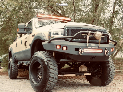 2002 Ford F-250 Super Duty - 20x12 -44mm - Black Rhino Arsenal - Suspension Lift 8" - 42" x 12.5"