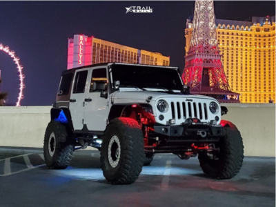 2012 Jeep Wrangler JK - 17x10.5 -6.35mm - TR Motorsport C3 - Suspension Lift 3" - 40" x 13.5"