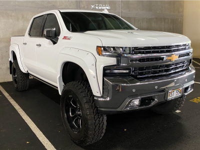 2019 Chevrolet Silverado 1500 - 20x10 -12mm - LRG 119 - Suspension Lift 8" - 37" x 12.5"