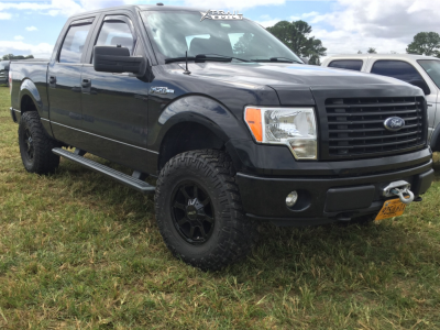 2014 Ford F-150 - 17x9 18mm - Helo He909 - Suspension Lift 3" - 35" x 12.5"