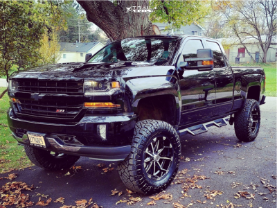2017 Chevrolet Silverado 1500 - 20x9 18mm - XD Badlands - Suspension Lift 9" - 37" x 12.5"