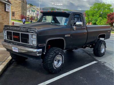 1986 GMC K1500 - 15x12 -44mm - Weld Racing Super Single - Suspension Lift 7" - 35" x 12.5"