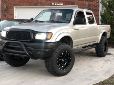 2001 Toyota Tacoma - 17x10 -24mm - Moto Metal Mo962 - Suspension Lift 3" - 285/75R17
