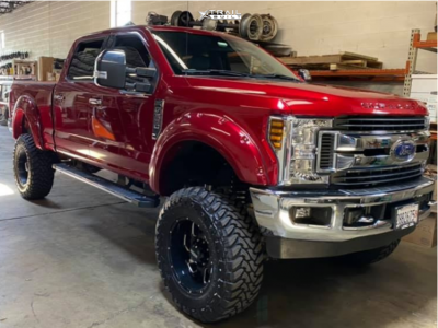 2018 Ford F-350 Super Duty - 20x10 -25mm - Ultra Hunter - Suspension Lift 10" - 38" x 13.5"