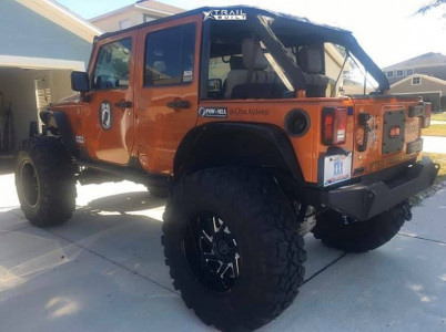 2010 Jeep Wrangler JK Wheel Offset Super Aggressive 3"-5" Suspension