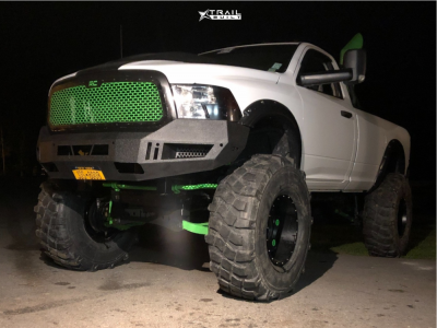 2017 Ram 1500 - 20x12 -44mm - Moto Metal Mo977 - Lifted >12" - 395/85R20