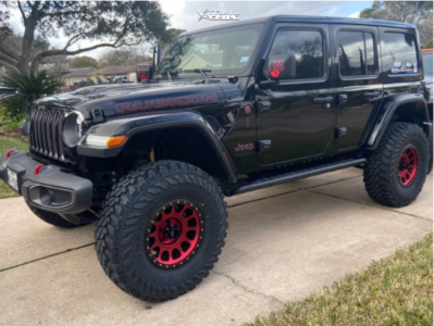 2020 Jeep Wrangler - 17x8.5 0mm - Method MR305 - Suspension Lift 2.5" - 37" x 12.5"