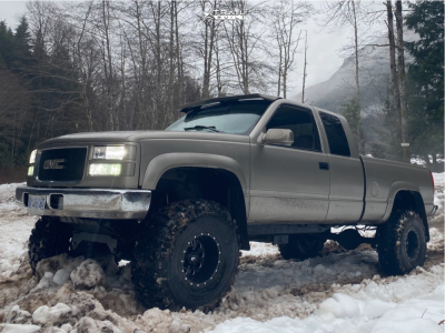 1998 GMC K1500 - 15x10 -43mm - Fuel Revolver - Suspension Lift 8" - 37" x 12.5"