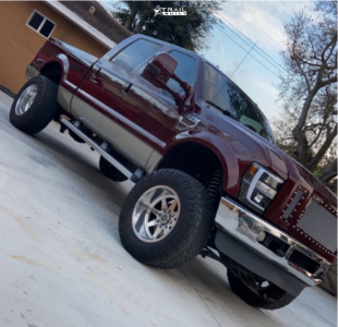 2010 Ford F-250 Super Duty - 20x12 -44mm - American Force Independence - Suspension Lift 6" - 37" x 12.5"