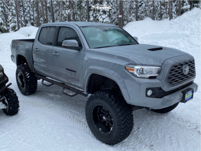 1 2021 Tacoma Toyota Fox Suspension Lift 8in Moto Metal Mo970 Black