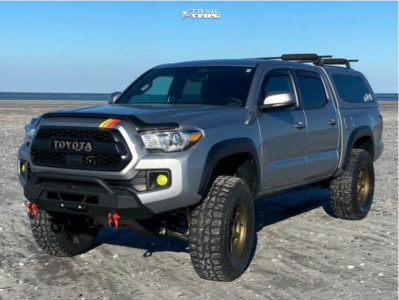 2019 Toyota Tacoma - 17x8.5 -10mm - Kansei Off Road Roku - Suspension Lift 4" - 35" x 12.5"