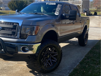 2013 Ford F-150 - 20x10 -25mm - HD Canyon - Suspension Lift 6" - 37" x 12.5"