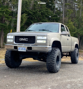 1998 GMC K1500 - 15x10 -43mm - Fuel Revolver - Suspension Lift 8" - 37" x 12.5"