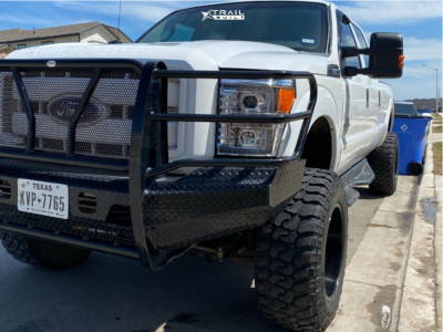 2012 Ford F-250 Super Duty - 20x12 -44mm - Fuel Triton D581 - Suspension Lift 6" - 37" x 13.5"