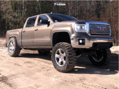 2014 GMC Sierra 1500 - 20x9 27mm - 4Play Tahoe Rep - Suspension Lift 9" - 37" x 13.5"