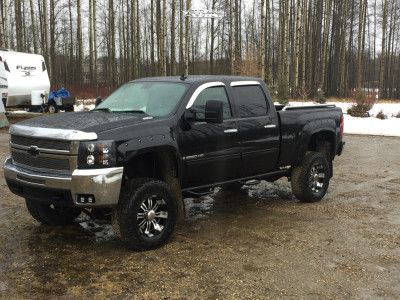 2009 Chevrolet Silverado 2500 HD - 18x12 0mm - Incubus Poltergeist - Suspension Lift 7" - 35" x 12.5"