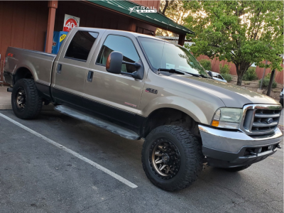2003 Ford F-350 Super Duty - 20x10 -18mm - Fuel Covert - Leveling Kit - 35" x 12.5"