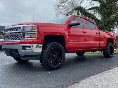 2015 Chevrolet Silverado 1500 - 20x10 -25mm - Vision Rocker - Suspension Lift 3.5" - 33" x 12.5"