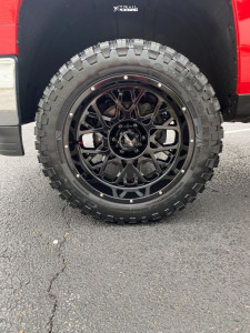 2015 Chevrolet Silverado 1500 Wheel Offset Aggressive > 1" Outside